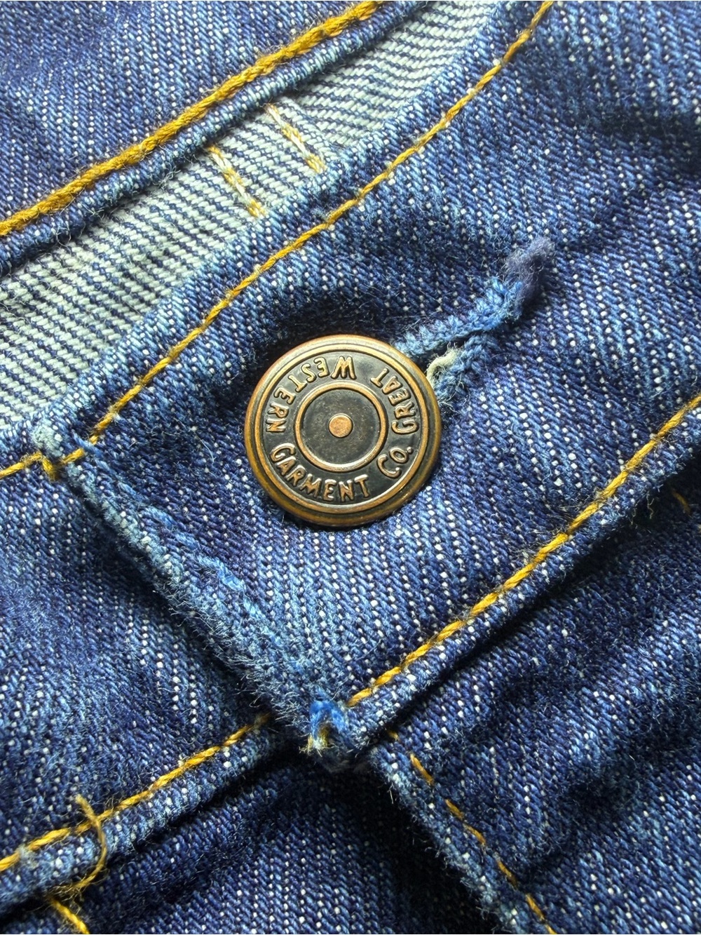 VTG GWG 1980s ( Great Western Garment Co) Rigid jeans 36x32tag (33x31 measured) - Picture 8 of 12